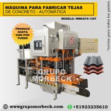 MAQUINA PARA FABRICA DE TEJAS DE CONCRETO